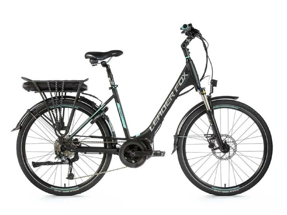 City electric bike LEADER FOX Vivalo with bafang max drive centre motor