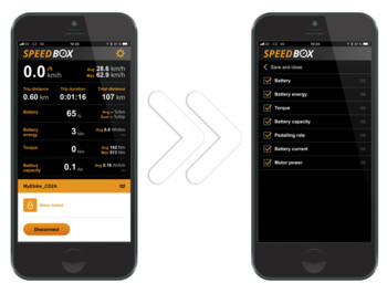 SPEEDBOX B-Tuning pro Bosch - mobile app