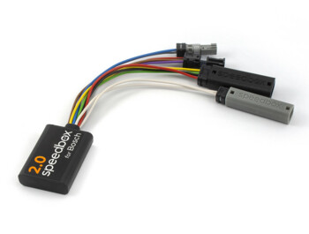 SpeedBox2 for BOSCH process-control module which  suppresses the speed limiter