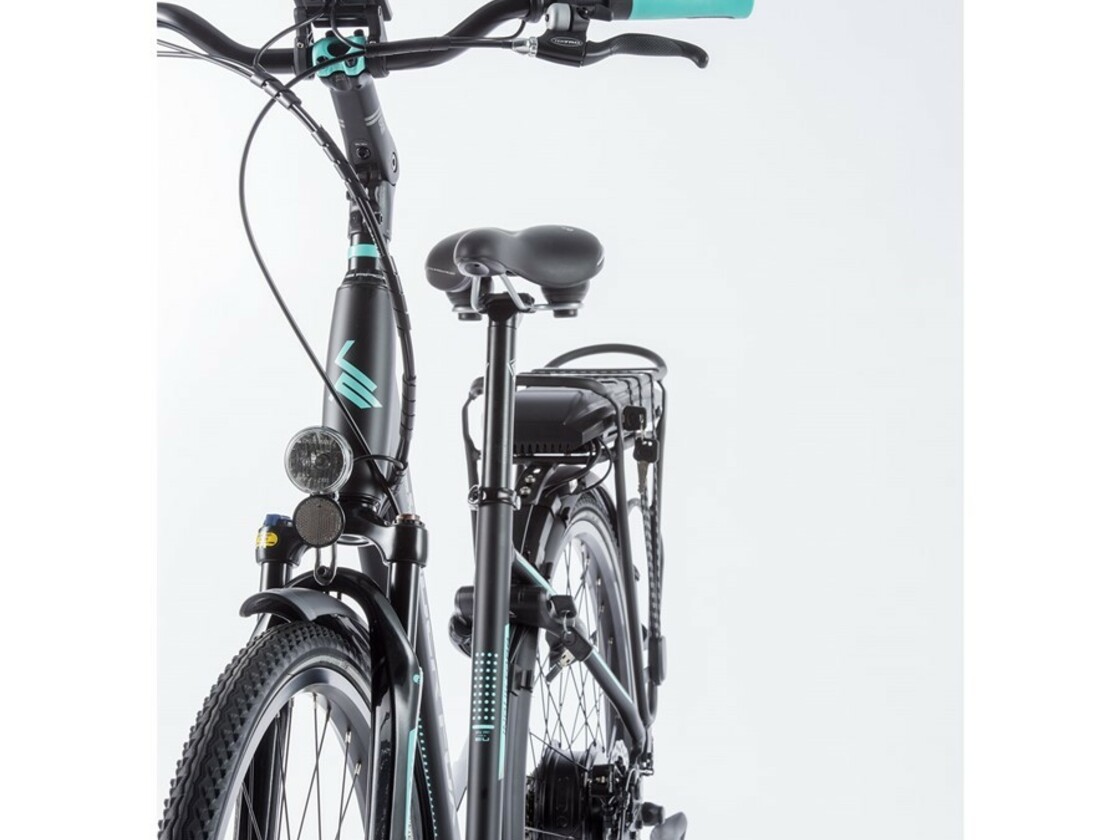 LEADER FOX Induktora 28" - city e-bike - rear motor Bafang