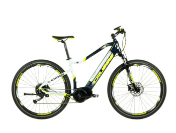 Men's e-bike with a Bafang M400 engine and an integrated battery designed for a sportier ride or trip in light terrain.
