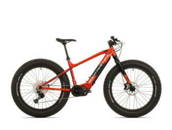 A fatbike that can tackle any terrain, from the Sahara to the Himalayas. This e-bike is powered by Shimano's powerful new EP8, a fully integrated 504W battery. The balloon-width tires, in addition to providing unsurpassed grip in wet, mud, snow and sand, also substitute for front and rear suspension.
 
Pre-order. Take advantage of buying at a discounted price. 
