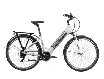 Urban e-bike with a Bafang rear hub motor and a fully integrated 468 Wh battery. The main frame tube is set very low for comfortable mounting and dismounting. Built on 26" wheels. With a range of up to 100 km. e-City 1.16 is really a very practical and functional e-bike.
