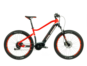 Men's mountain e-bike with a reliable Bafang M400 center motor, fully integrated battery with a capacity of 522 Wh, comfortable geometry and a very modern design. Built on 27.5 "wheels with a range of up to 130 km. Designed for riding in places you have not yet ventured.