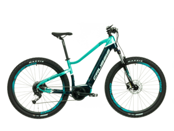 Women's mountain e-bike with a quality Bafang Max Drive motor, a fully integrated battery with an output of 522 Wh and a very comfortable modern geometry. Built on 29 "wheels with a range of up to 130 km. This eco-bike suits every lady!