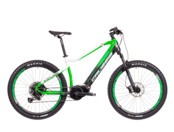 Men's mountain e-bike with great equipment such as the Bafang M400 engine, extra strong battery with 720 Wh power, SRAM Eagle shift, ROCKSHOX suspension fork and more ... Built on 27.5 "bikes with a range of up to 170 km. Designed for trips of all kinds to places you haven't ventured yet.