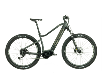 Men's mountain e-bike with Bafang Max Drive mid-motor, fully integrated powerful 720 Wh battery, Shimano hydraulic brakes, very comfortable geometry and decent design. With a range of up to 170 km. Made for those who love adventure.

