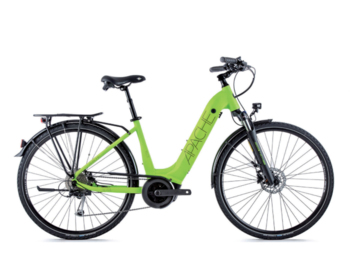 Electric bike with elegant geometry and integrated battery with a power of 500 Wh.