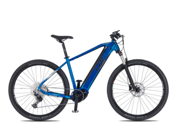 Electric bike with extra-large wheels, Bafang M500 mid-motor and 630 Wh battery. Ideal for rough terrain.