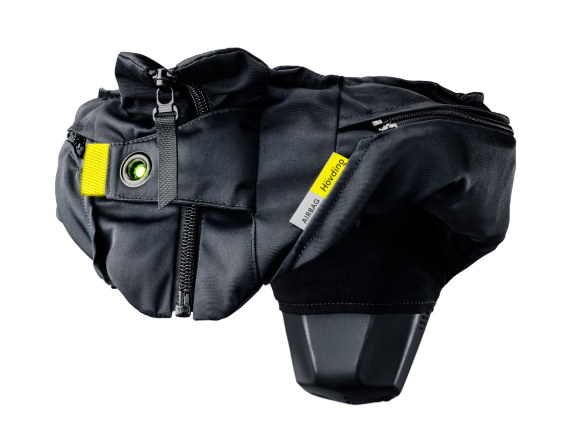 Hövding - airbag for urban cycling. 8x safer than a traditional helmet.